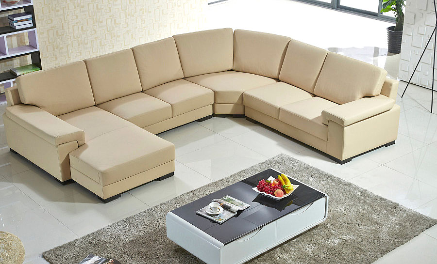 Dona Leather Sofa Lounge Set